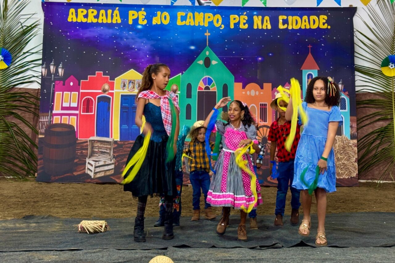 Escolas municipais celebram tradição junina e encerram primeiro semestre com muita cultura e tradição